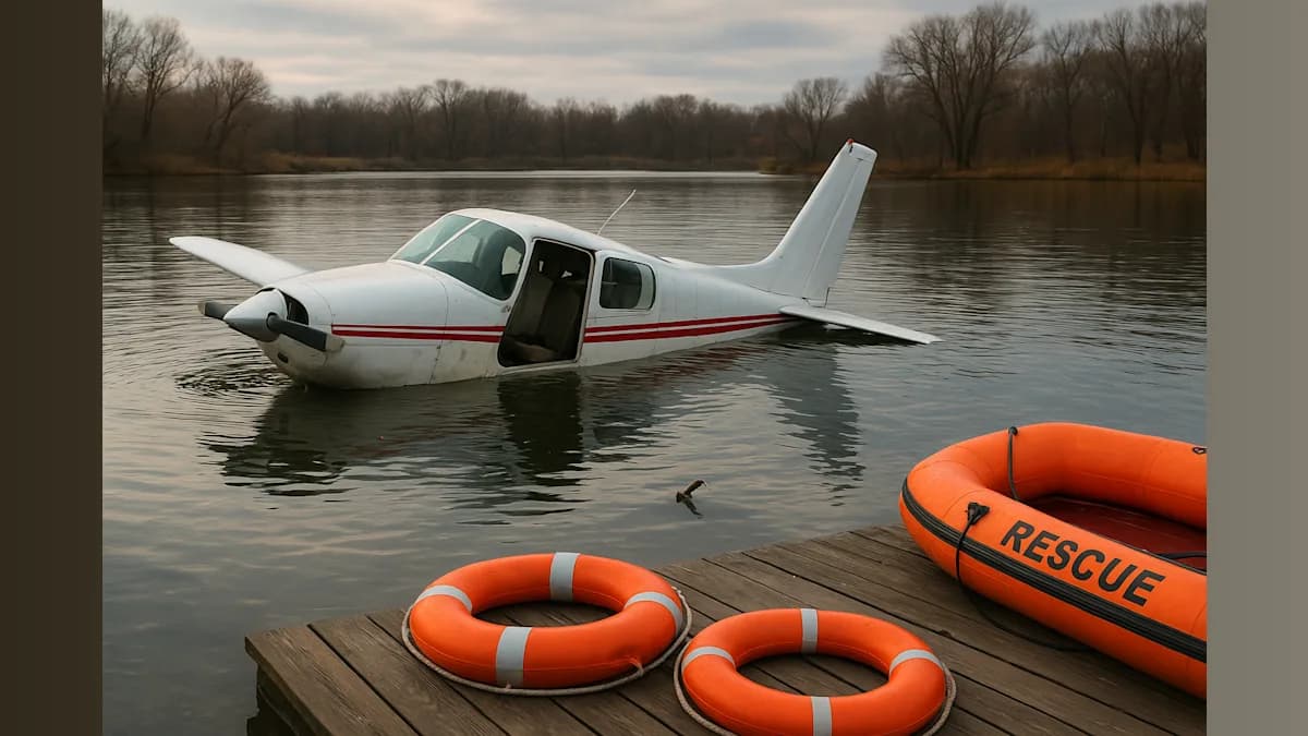 Congressman Swims to Safety After Emergency Lake Landing