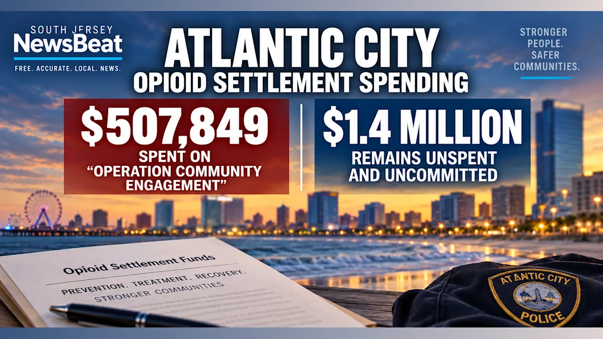 Atlantic City Reports Spending $508K in Opioid Settlement Money on ‘Community Engagement’