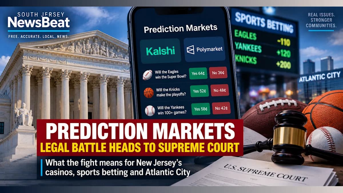 New Jersey Takes Prediction-Market Fight to Supreme Court as Casino Industry Warns of Uneven Playing Field