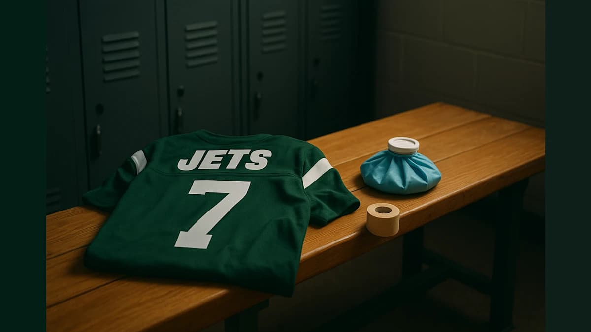 Jets Rookie Wide Receiver Cooper Sidelined with Ankle Sprain