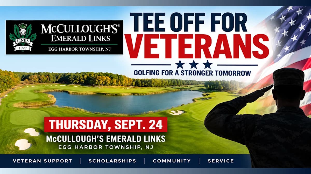 McCullough's 'Tee Off for Veterans' Returns Sept. 24 to Support Veterans and Their Families