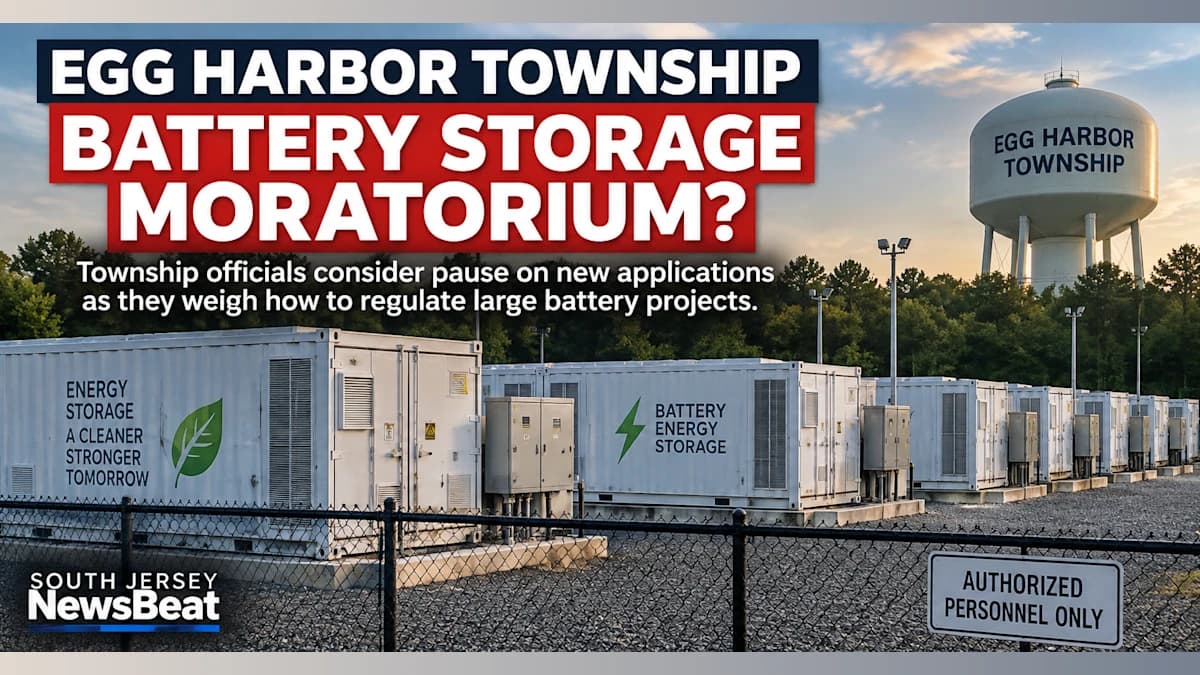 Egg Harbor Township Considering Moratorium on Battery Storage Projects as Officials Weigh New Rules