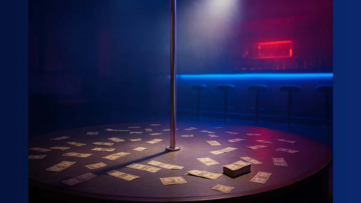 Bunnie XO Makes It Rain at Fort Worth Club