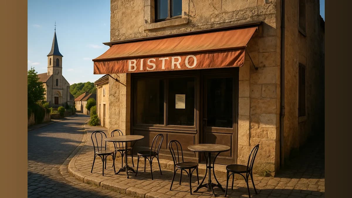 French Village Rallies to Save Beloved Cafe-Bistro