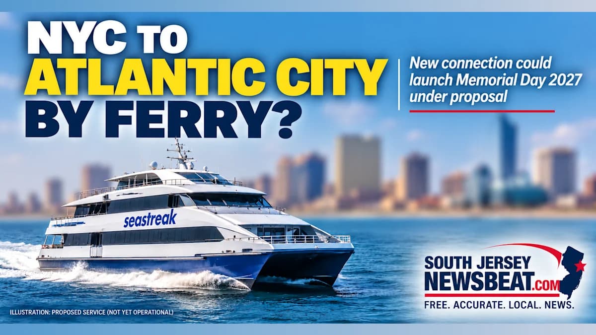 NYC-to-Atlantic City Ferry Could Launch Memorial Day 2027 Under Proposal Discussed With Mayor, Casino Executives