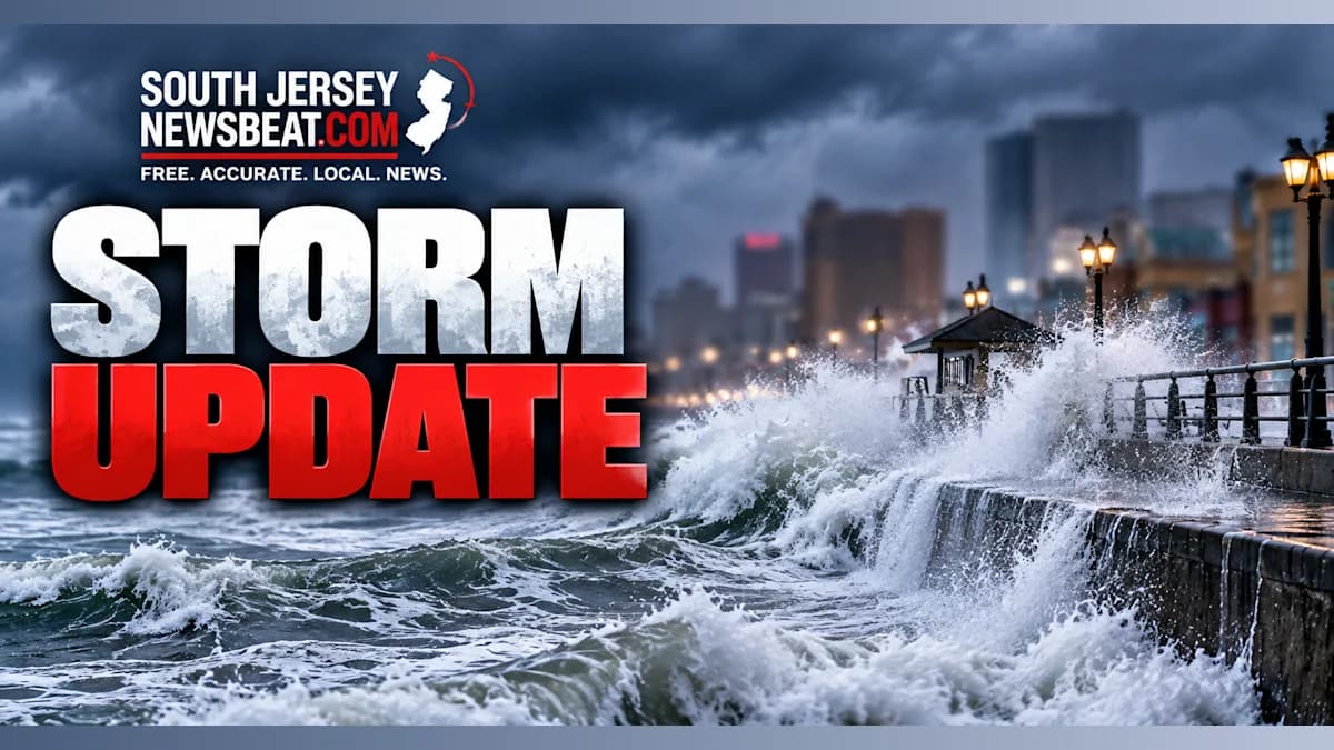 Nor’easter Pounds South Jersey Shore as Major Flooding, 60-MPH Winds Threaten Weekend