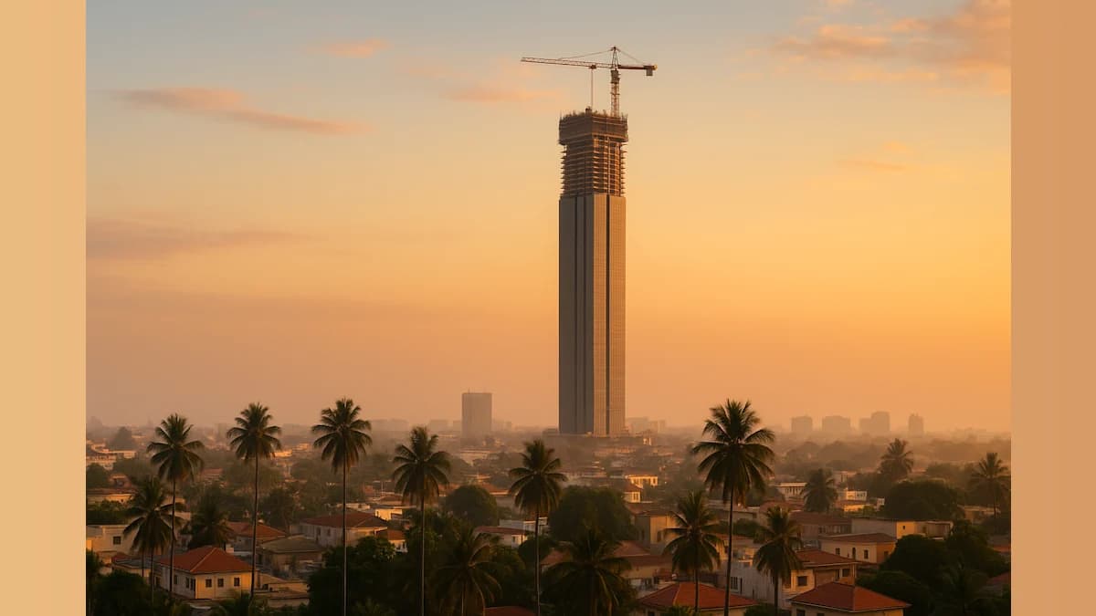 Africa's New Tallest Building Rises in Abidjan