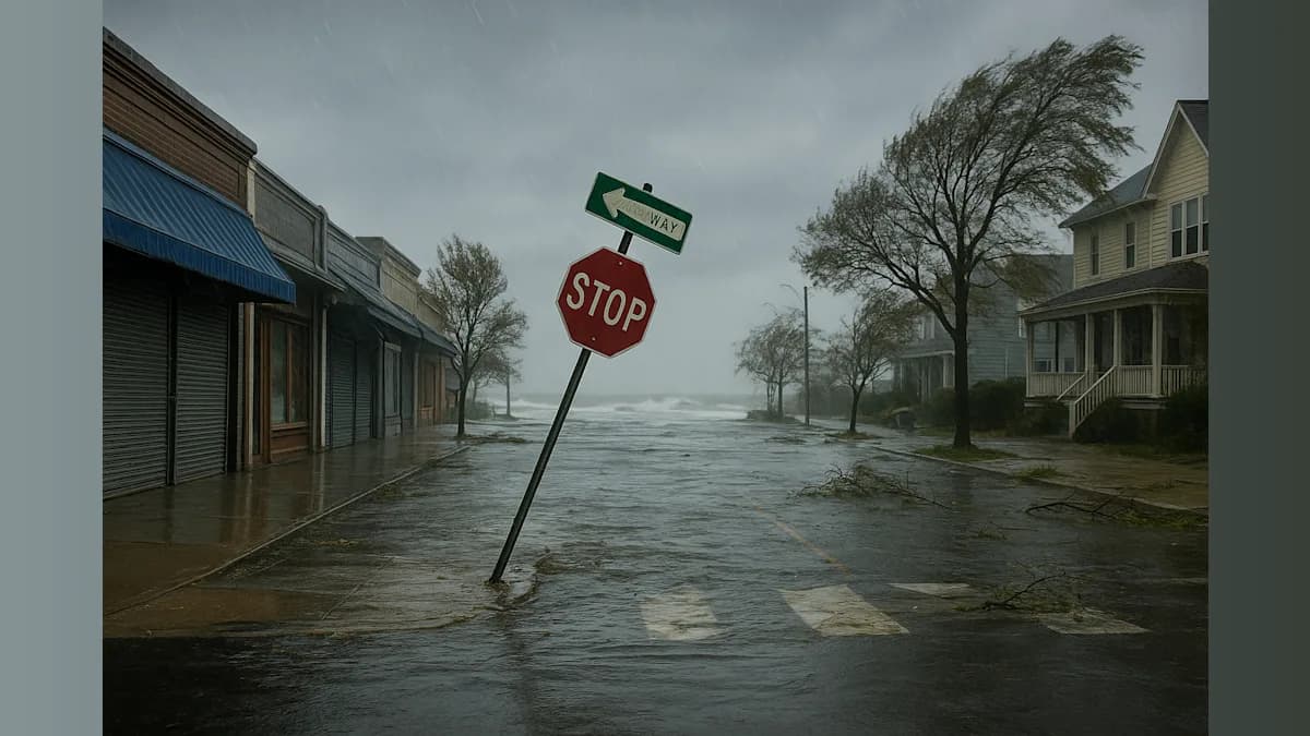 Early Nor'easter Lashes Northeast Coast