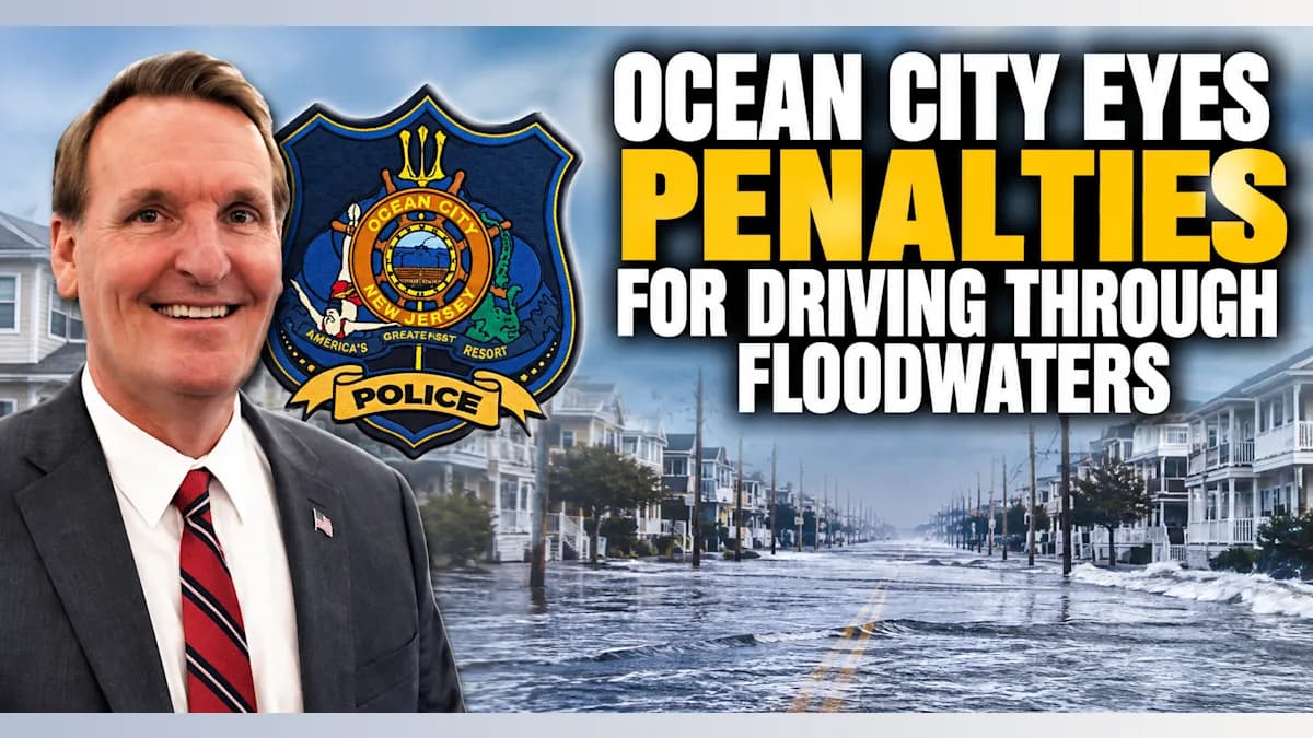 Ocean City Eyes Penalties for Driving Through Floodwaters After Vehicles Lost in Nor’easter