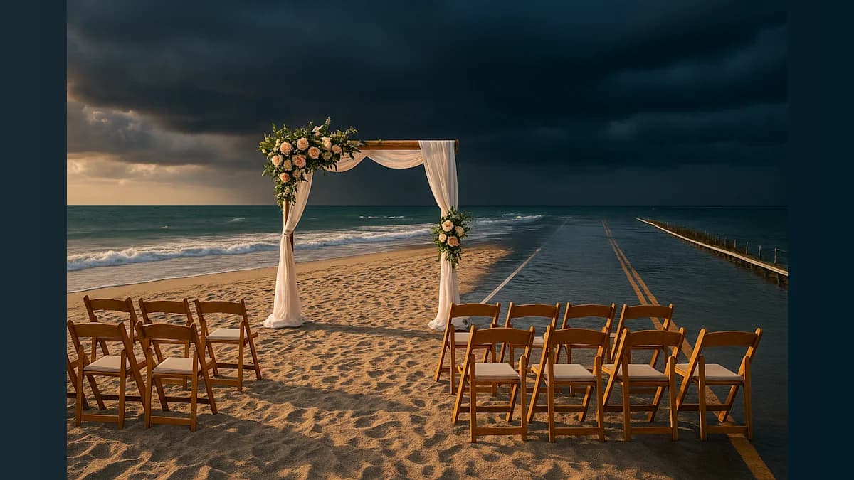 Storm-Blocked Wedding Draws 400 Strangers