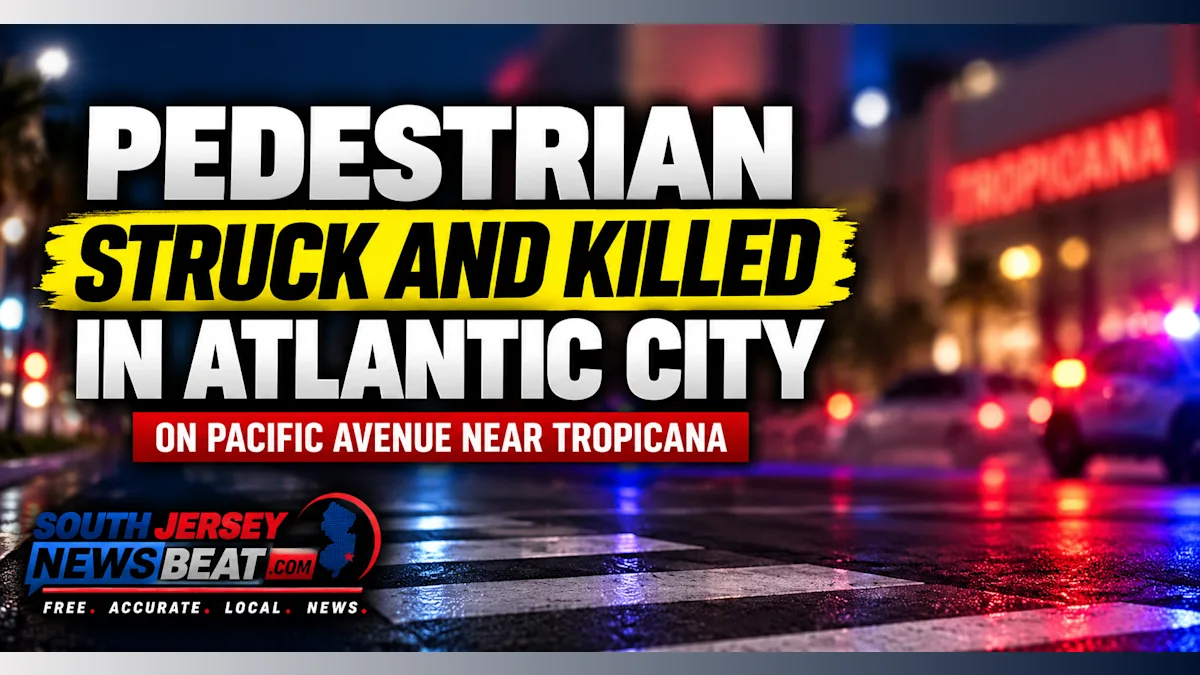 Pedestrian Struck and Killed Near Tropicana in Atlantic City