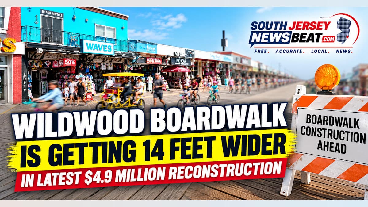 Wildwood Boardwalk Is Getting 14 Feet Wider in Latest $4.9 Million Reconstruction