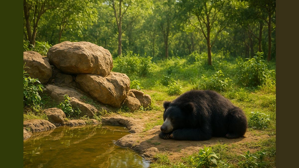 Julia Roberts-Named Sloth Bear Thrives 17 Years After Rescue