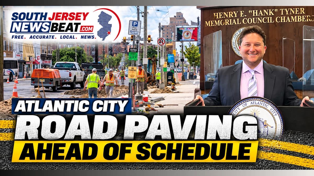 Atlantic City Road Paving Ahead of Schedule, Could Be Finished Before Winter