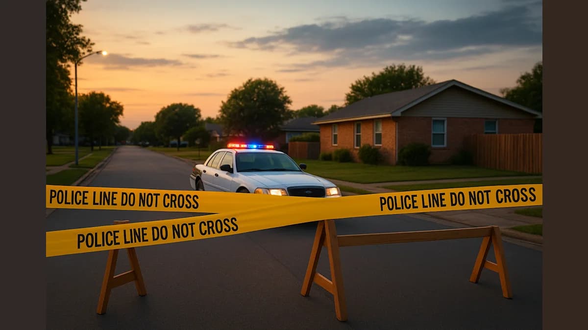 Police Block Street at RJ Mitte's Texas Home After Death