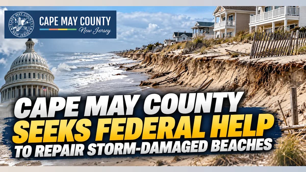 Cape May County Seeks Federal Help to Repair Beaches Damaged by September Nor'easter