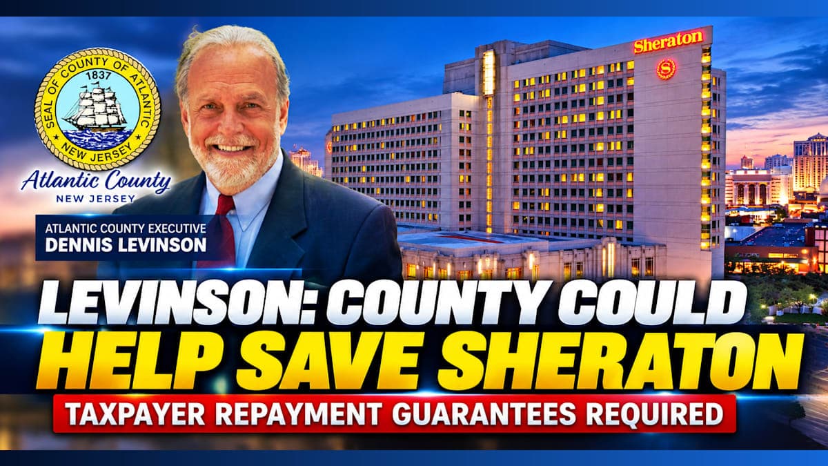 Levinson: Atlantic County Could Help Save Sheraton, but Taxpayers Must Be Repaid With Interest