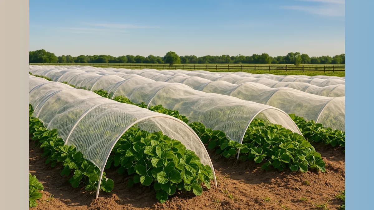 New Fabric Triples Strawberry Yields, Cuts Pesticides