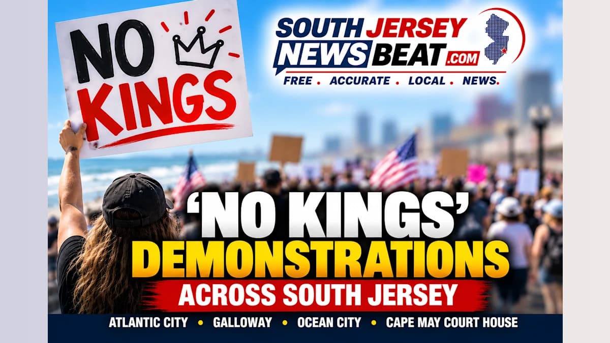 South Jersey 'No Kings' Events Put Early Voting in Spotlight Ahead of November Election
