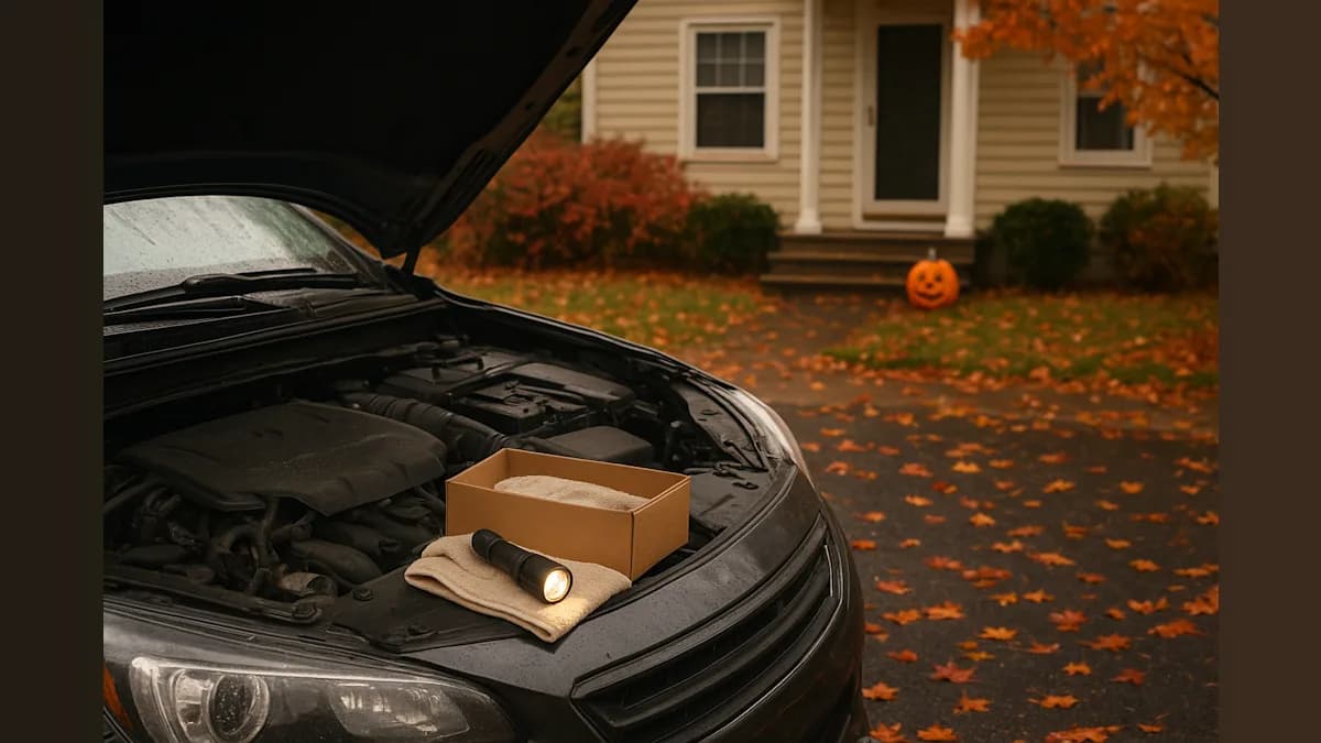 Kitten Rescued From Car Engine Becomes Halloween Anniversary Gift