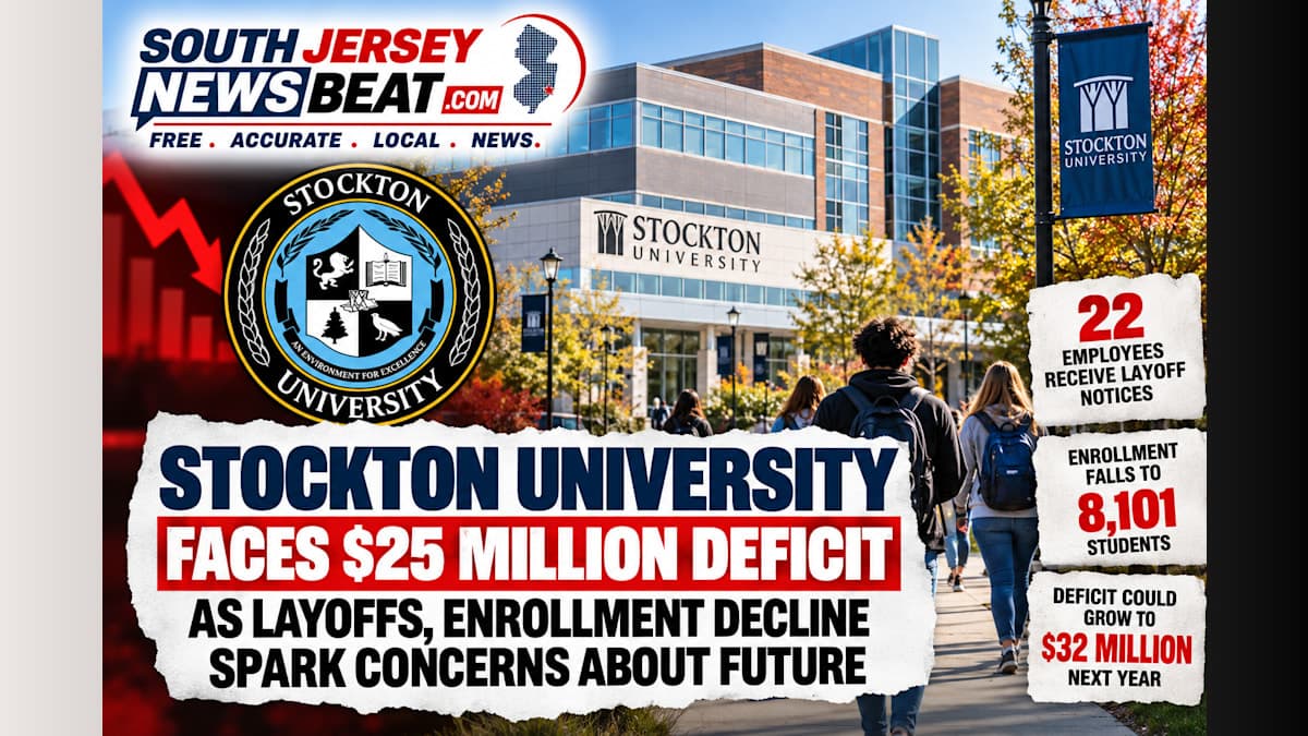 Stockton University Layoffs Deepen as $25 Million Budget Crisis, Enrollment Decline Raise Questions About Its Future