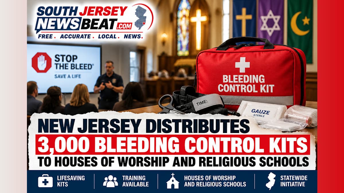 New Jersey Distributes More Than 3,000 Lifesaving Bleeding Control Kits to Houses of Worship and Religious Schools