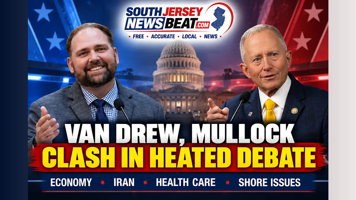Van Drew, Mullock Clash in Heated South Jersey Congressional Debate Over Economy, Iran and Health Care