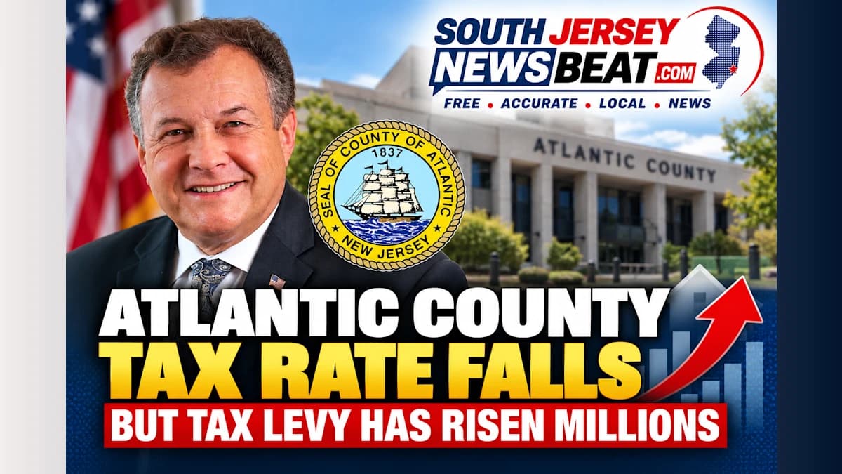 Atlantic County Tax Rate Falls, but Property Tax Levy Has Risen Millions, Records Show