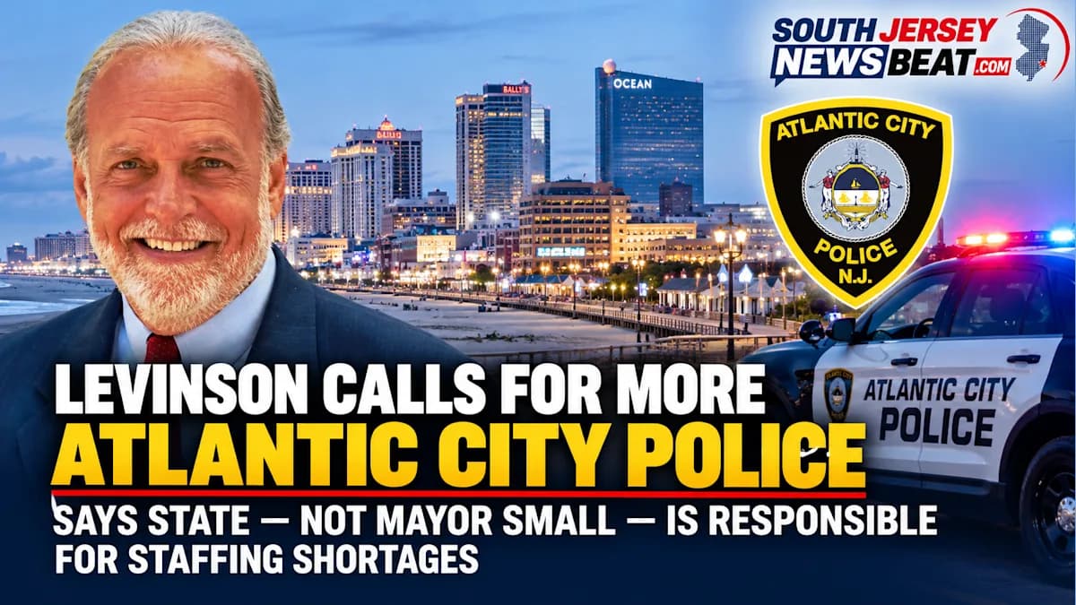 Levinson Calls for More Atlantic City Police, Says State — Not Mayor Small — Is Responsible for Staffing Shortages