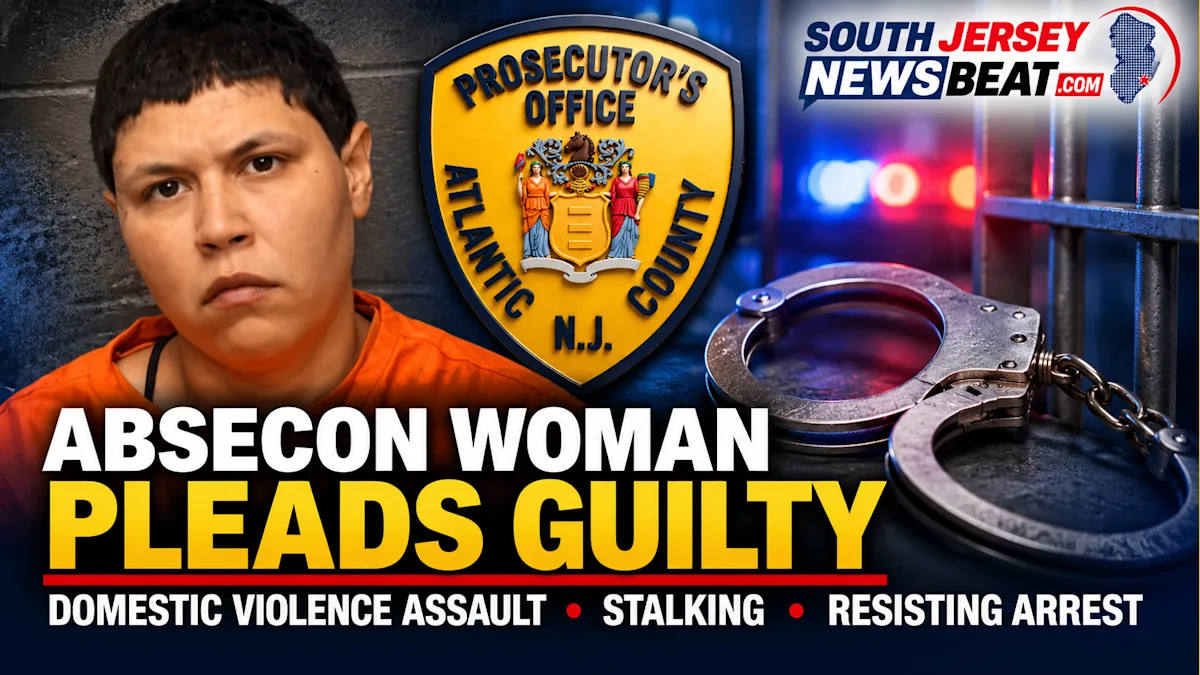 Absecon Woman Pleads Guilty to Domestic Violence Assault, Stalking and Resisting Arrest