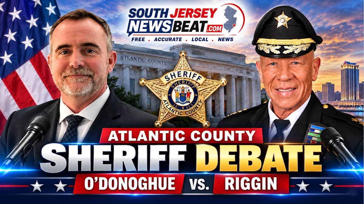 Atlantic County Sheriff Candidates Clash Over Union Allegations, Spending and Police Services in WOND Debate